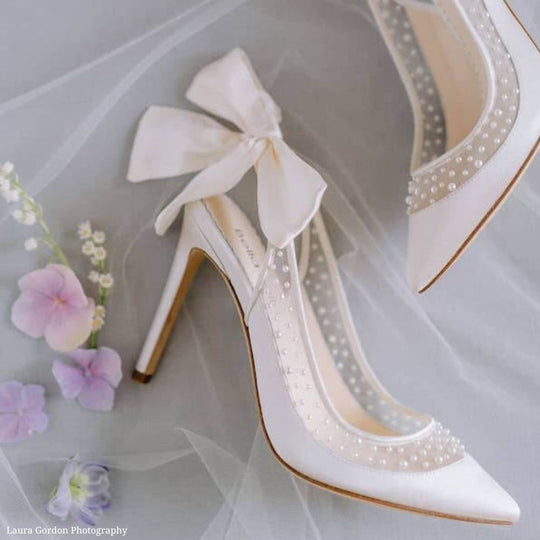 Ivory shoes for wedding Clearance