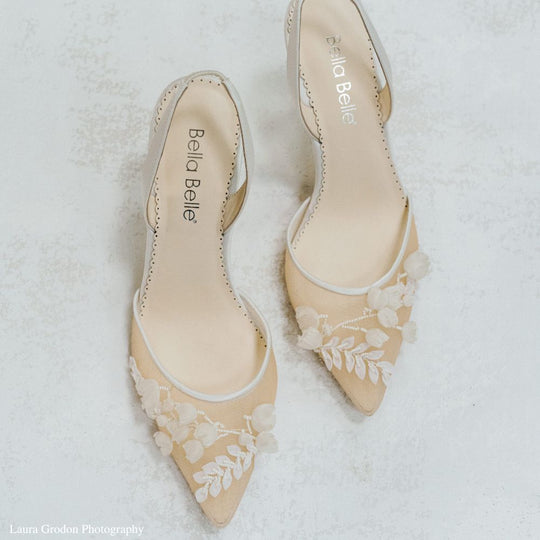 Bella Belle Shoes Libby Lily of the Valley Wedding Ｈeel