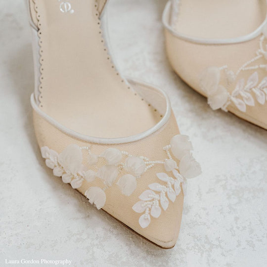 Bella Belle Shoes Libby Lily of the Valley Wedding Ｈeel