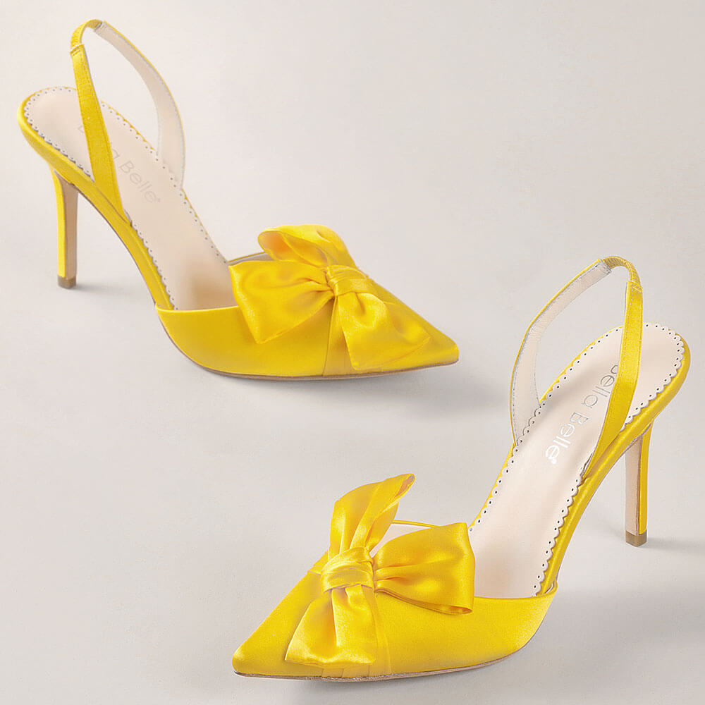 Luichiny Eye Doll Yellow Super Platform Heels - $85.00 - Lulus