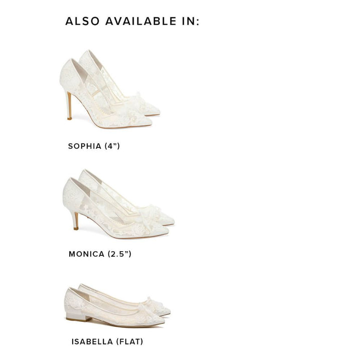 Bella Belle SOPHIA ウェディングシューズ　ホワイト ハイヒール bella-belle-shoes-sophia-white