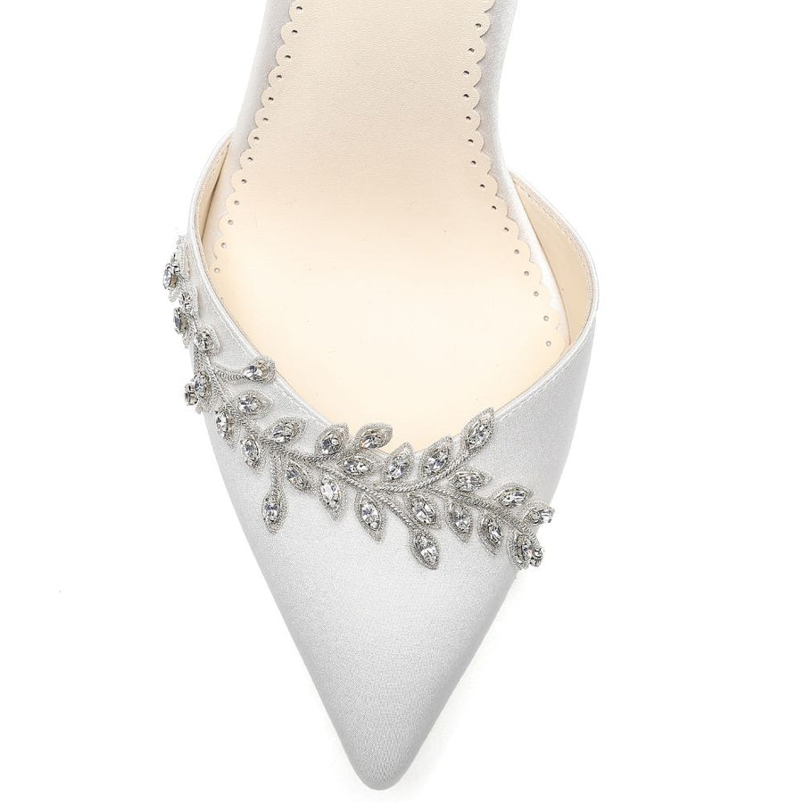 Bella Belle Shoes Victoria Crystal High Heel Wedding Shoes Rhinestone Embellished