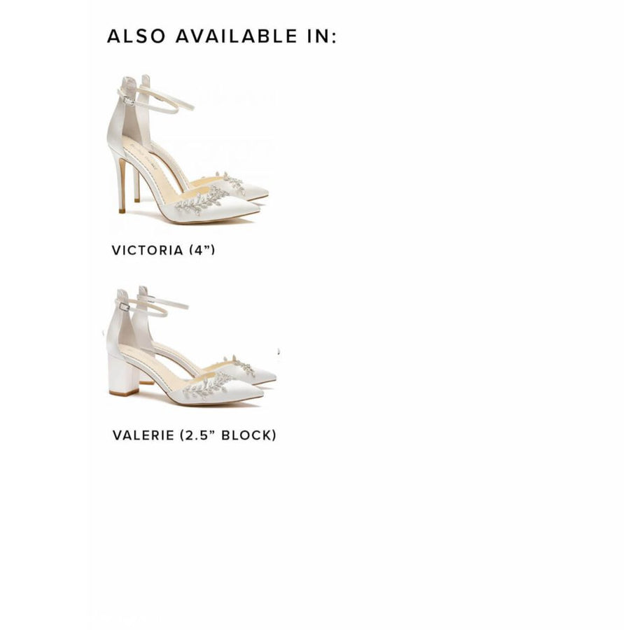Bella Belle Shoes Victoria Crystal High Heel Wedding Shoes Rhinestone Embellished